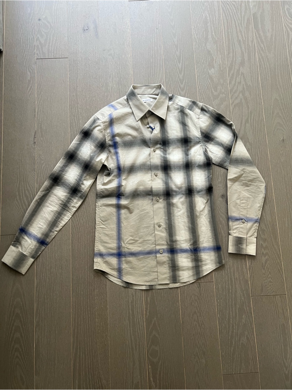 Burberry Lichen IP Check Long-Sleeve Shirt
